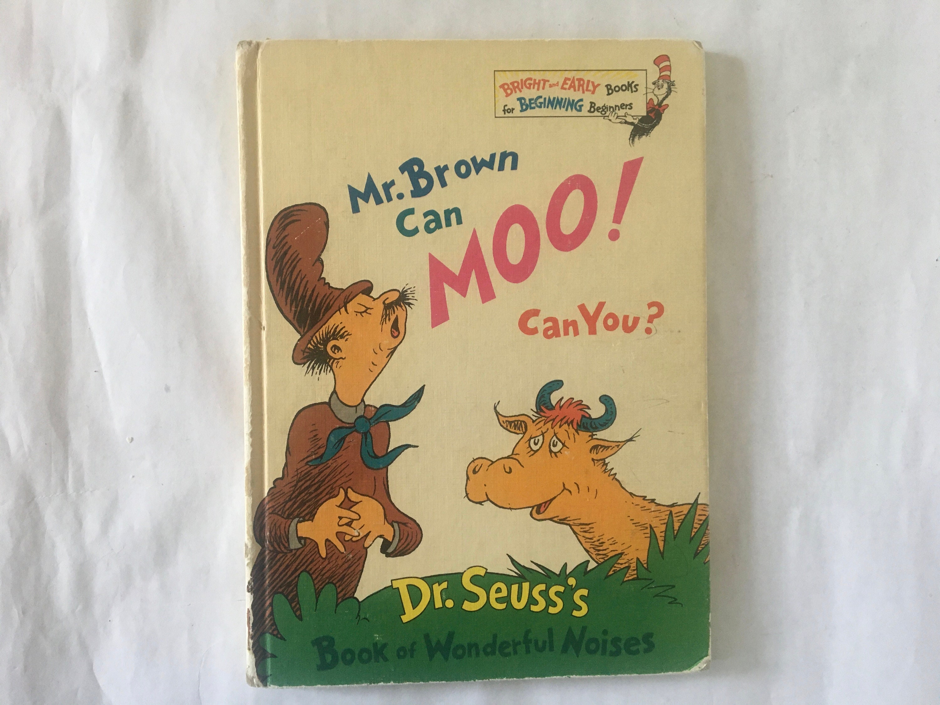 Mr. Brown Can Moo Can You Dr. Seuss's Book of Wonderful Etsy