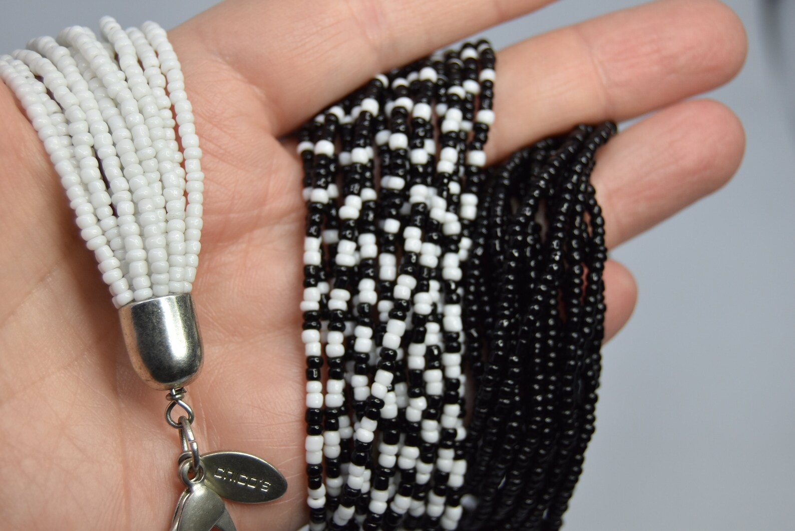 Collar Chico Multi Hilo Collar De Cuentas En Blanco Y Negro Etsy Espa a collar-chico-multi-hilo-collar-de-cuentas-en-blanco-y-negro-etsy-espa-a
