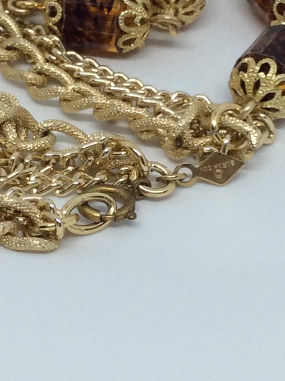 Vintage Sarah Coventry Long chain necklace Plasti… - image 10