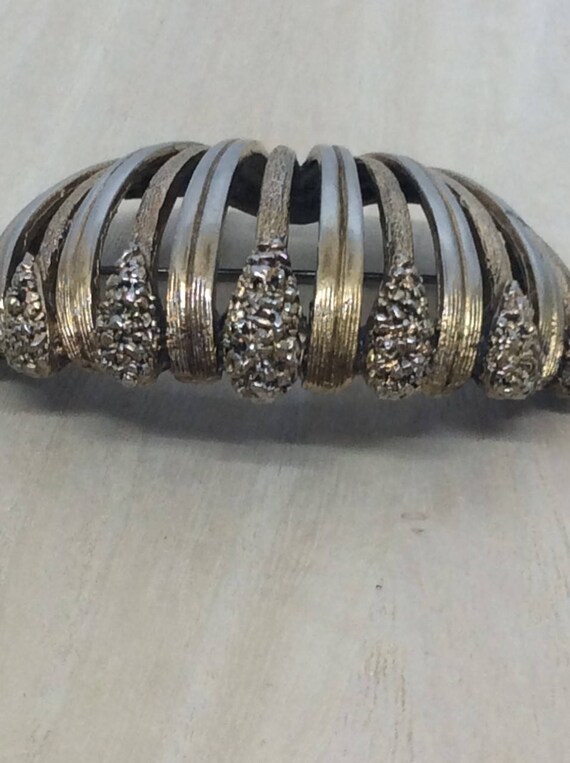 Tortolani brooch Earrings set Demi parure - image 9