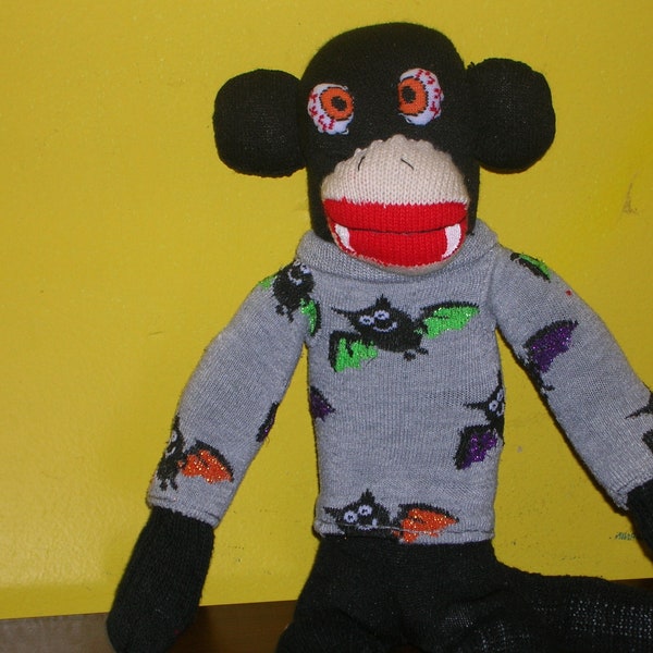 sock monkey  vampire Red Heel  hybrid Sock Monkey