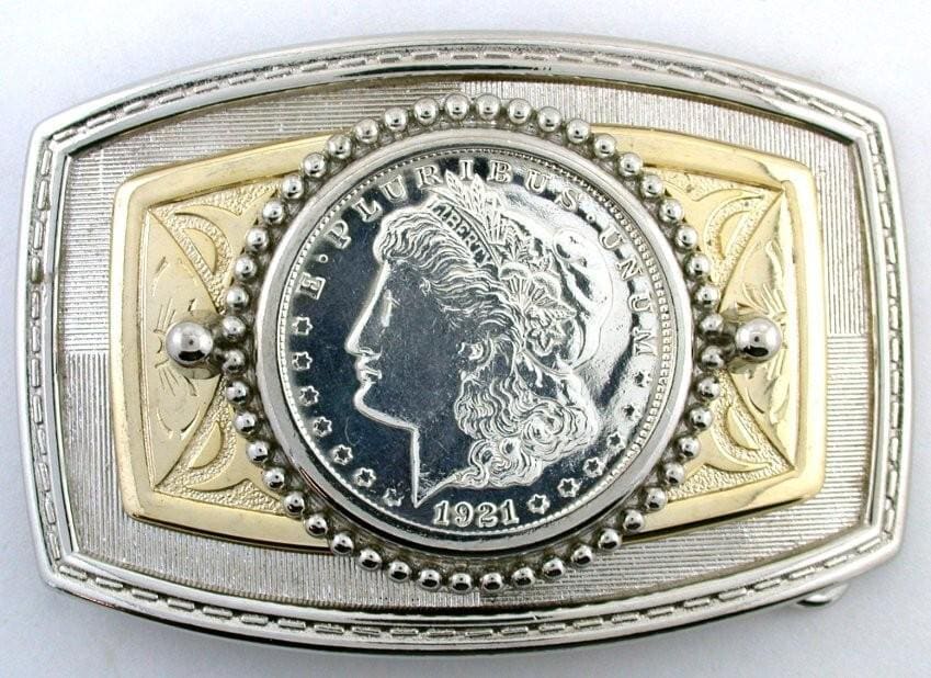 1921 Morgan Silver Dollar Belt Buckle - Etsy