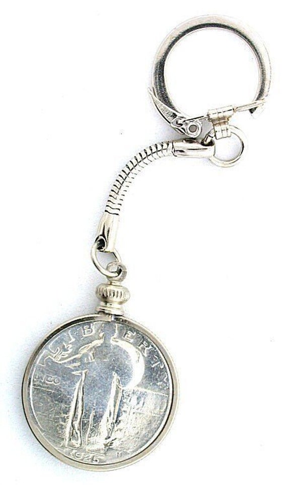 Standing Liberty Quarter Keychain Old New Stock St