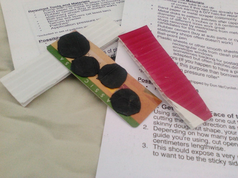 diy inner tube patch