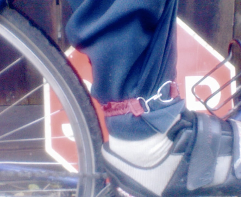 Cycling Elastic Cuff Clips Restrain Trouser Pant Legs Bike Etsy