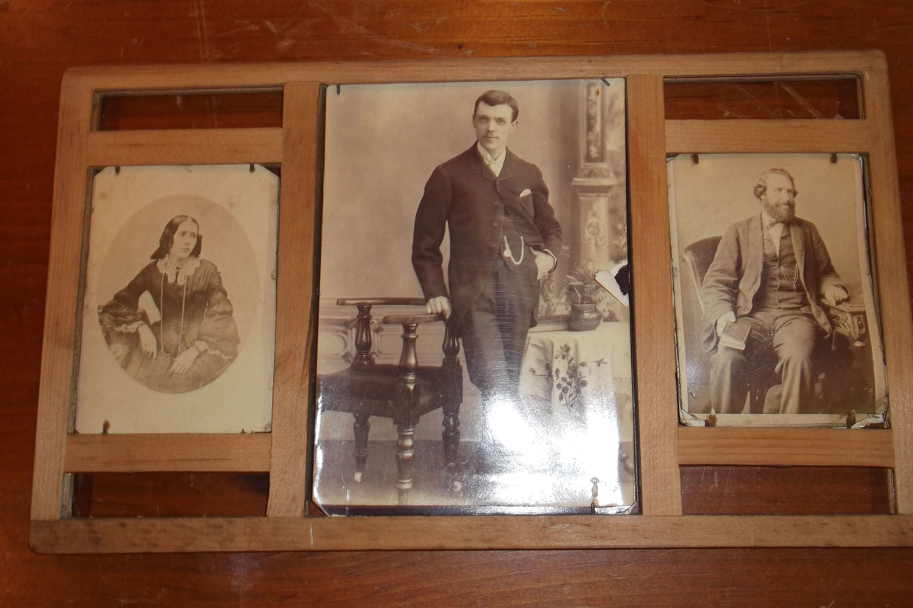Vintage Collection of 23 Photos - Framed in Handmade Wood Frames - Etsy