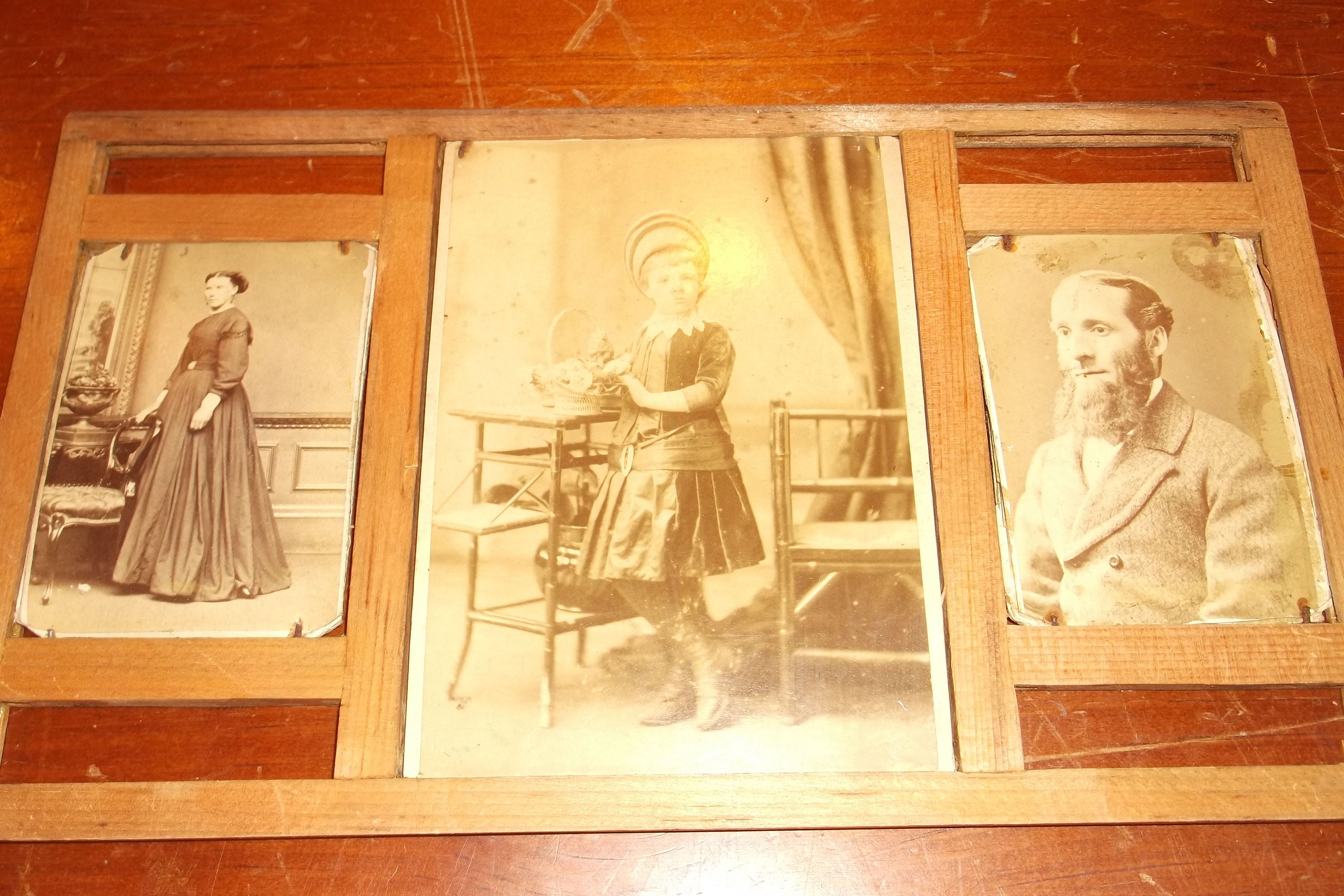 Vintage Collection of 23 Photos - Framed in Handmade Wood Frames - Etsy
