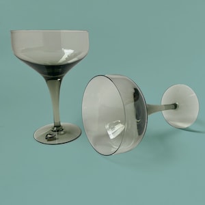 Orrefors Rhapsody Scandinavian MCM Champagner / Cocktail Coupes