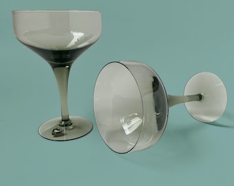 Orrefors Rhapsody Scandinavian MCM Champagner / Cocktail Coupes