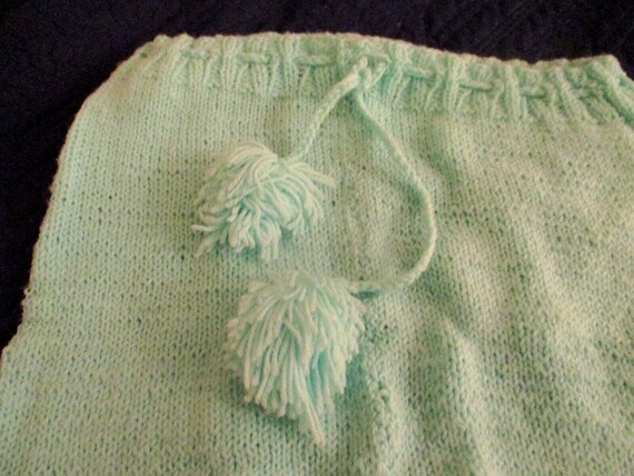 1970s Hand Knitted BABY's 5 Piece LAYETTE SET Bra… - image 5