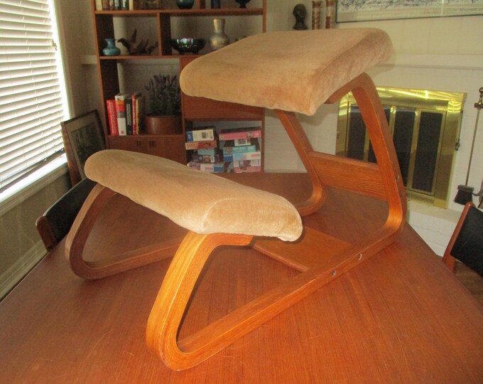 Vintage ERGONOMIC KNEELING CHAIR Midcentury Etsy