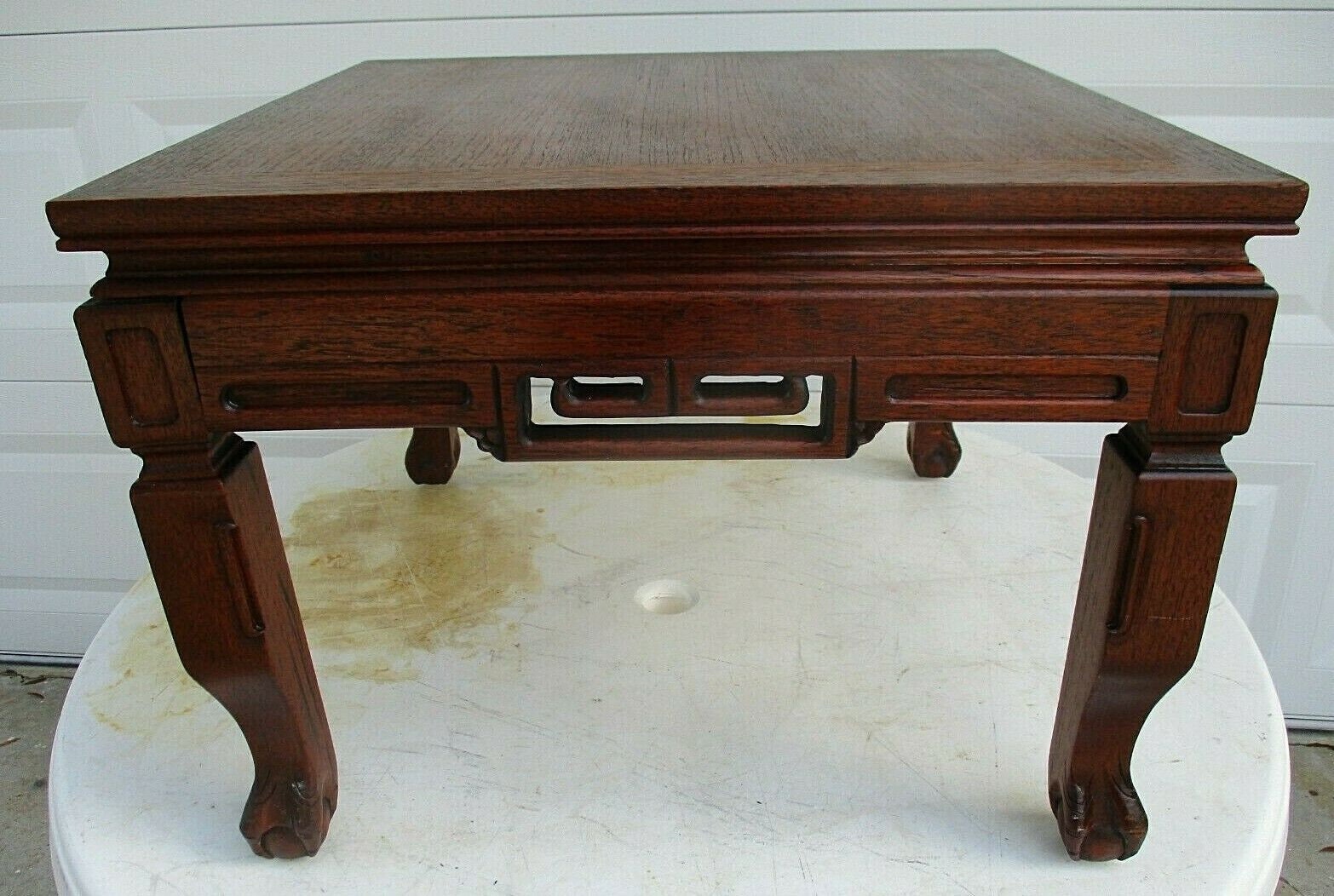 1950s Ricardo Lynn PAIR Chinese Teak 2 END TABLES Midcentury Etsy
