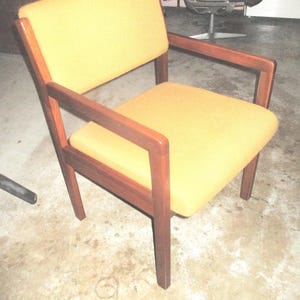 Jens Risom Walnut Armchair: Mid-Century Modern Danish Design