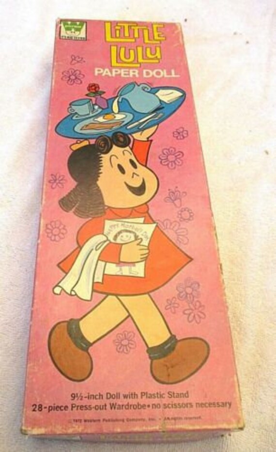 1972 Little Lulu PAPER DOLL Dress up Kit 28 Pcs Clothing With Etsy