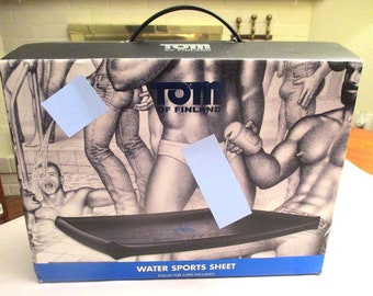 Tom of Finland WATER SPORTS SHEET Oiled Wrestling Gay Interest Sex Toys New in Box