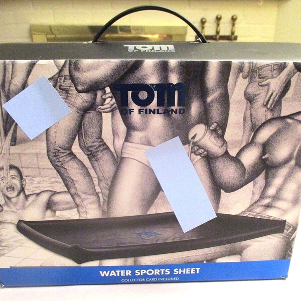 Tom of Finland WATER SPORTS SHEET Oiled Wrestling Gay Interest Sex Toys New in Box