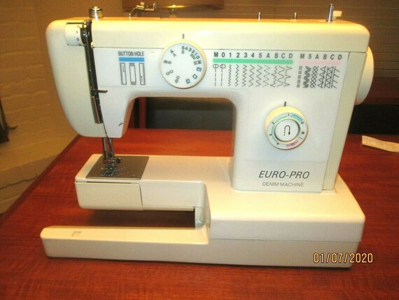 Euro Pro 1260dx Sewing Machine Model 1260dx Heavy Duty Denim 