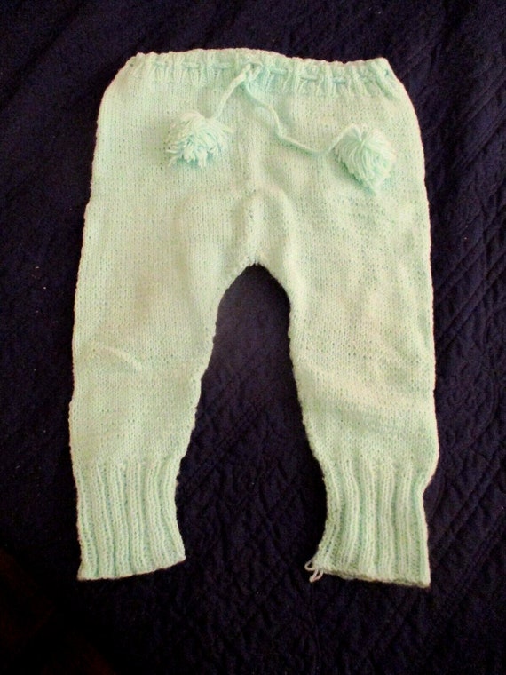 1970s Hand Knitted BABY's 5 Piece LAYETTE SET Bra… - image 4