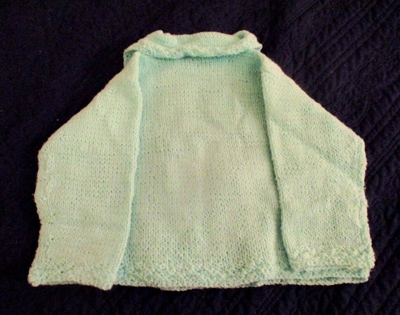1970s Hand Knitted BABY's 5 Piece LAYETTE SET Bra… - image 3