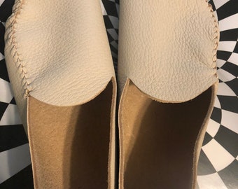 leather grounding shoes