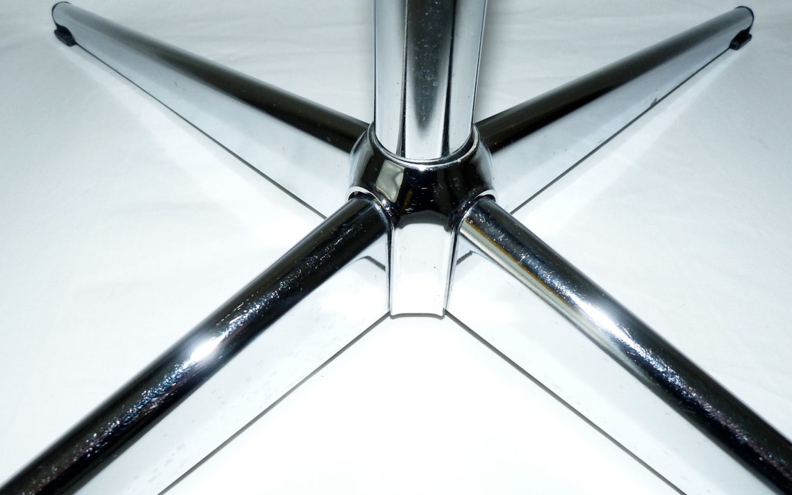 Original Chromcraft Replacement Swivel Chrome Chair Base Etsy