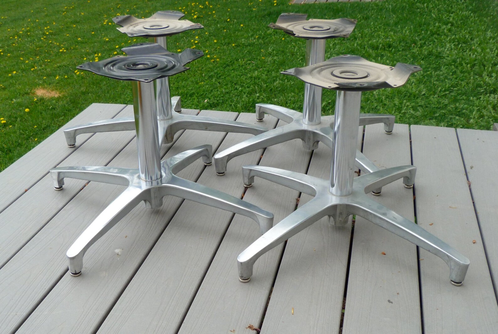 RESERVED Original Chromcraft Replacement Swivel Chair Base Etsy