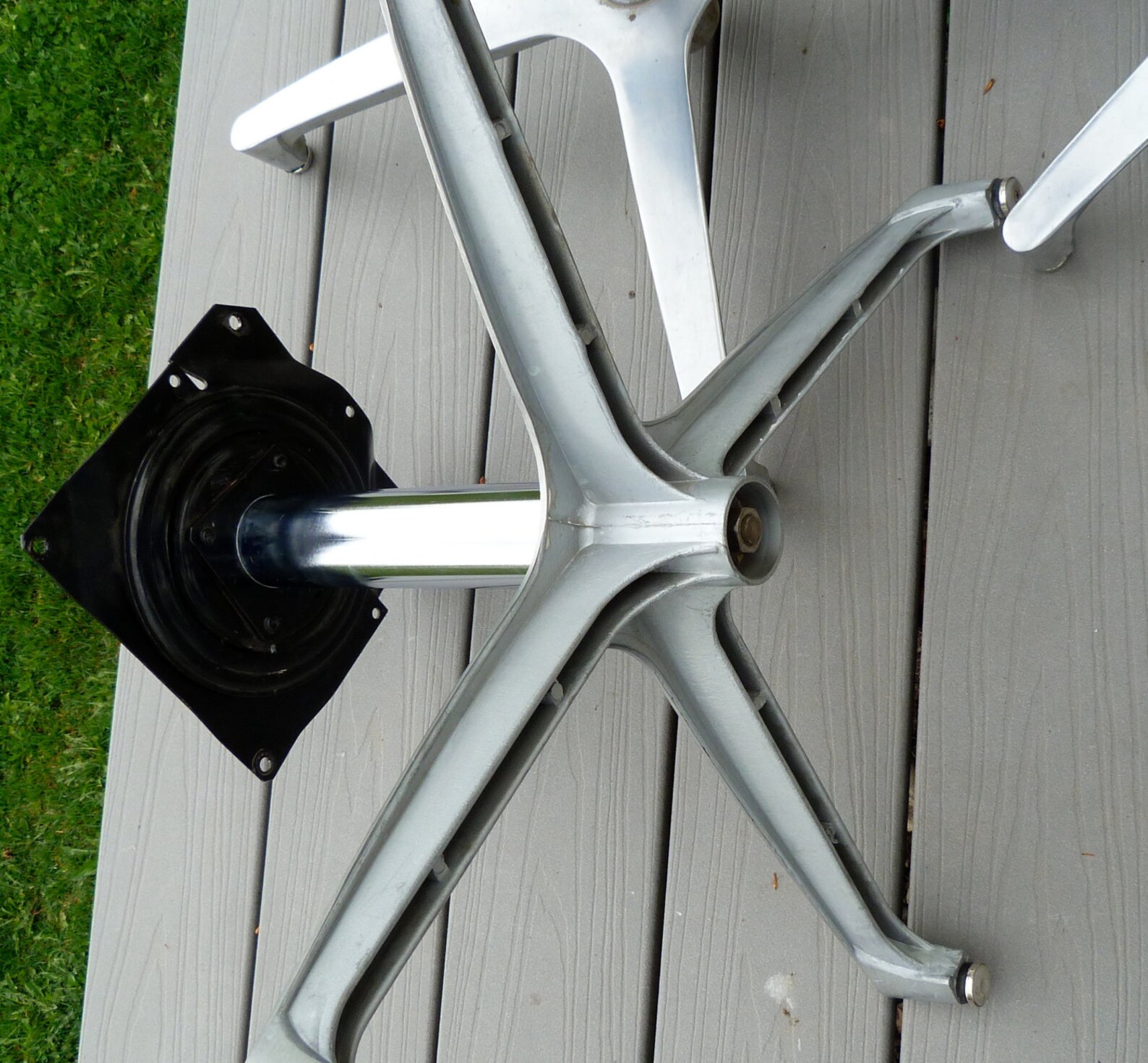 RESERVED Original Chromcraft Replacement Swivel Chair Base Etsy