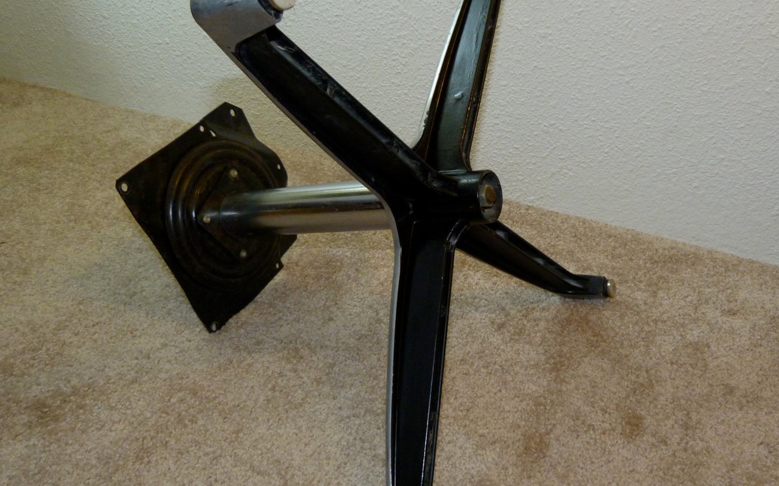 Original Chromcraft Replacement Swivel Chair Base Set of 2 Etsy