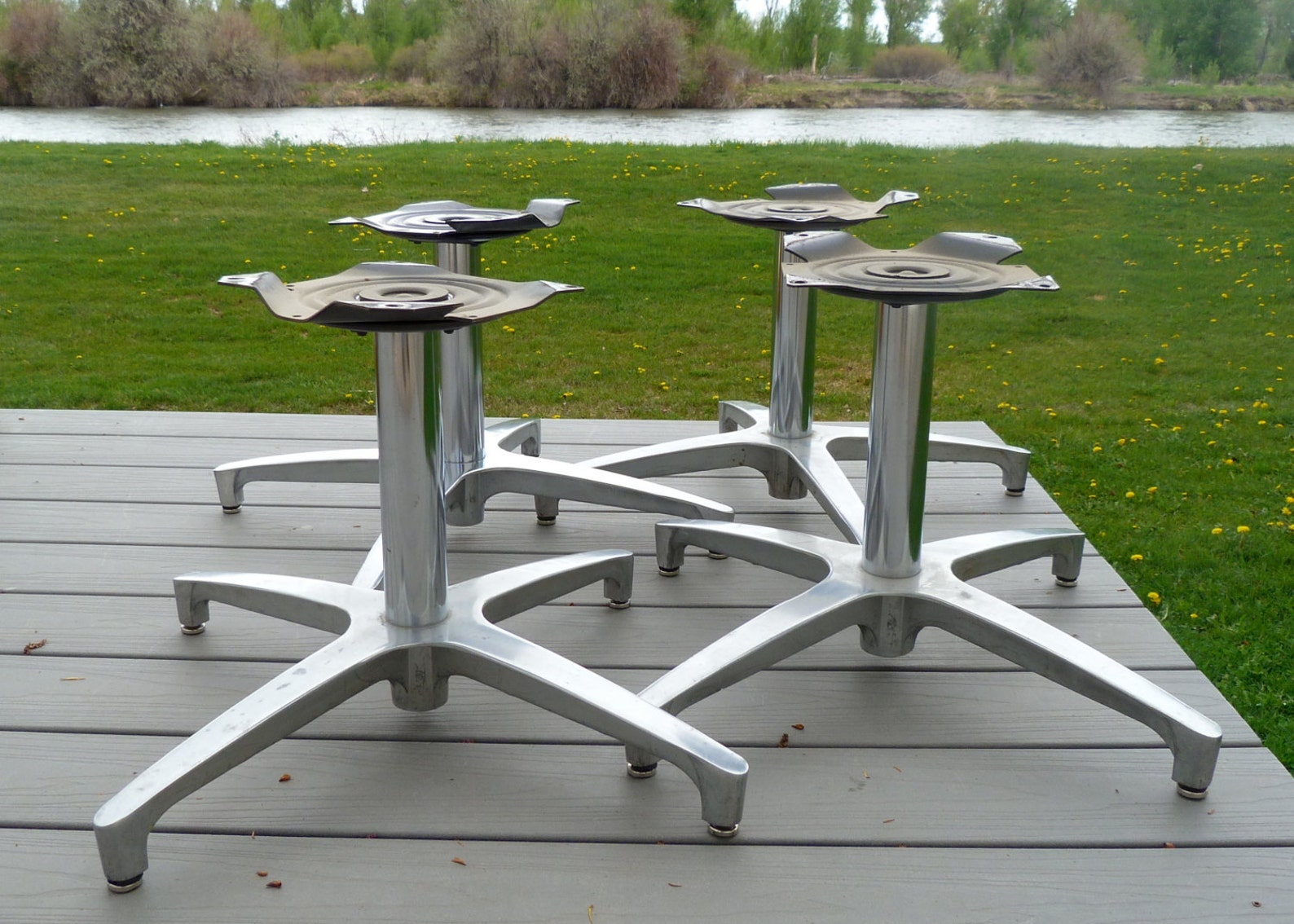 RESERVED Original Chromcraft Replacement Swivel Chair Base Etsy