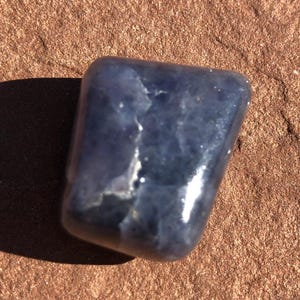 Beautiful Blue IOLITE aka CORDIERITE & Indialite*Polished Crystal*INDIA*71 Carats*14.2 grams*28 mm x 20 x 13 mm*Third Eye Communication