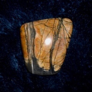 Scenic PICASSO MARBLE CABOCHON*Beaver County, Utah*38 mm X 34 X 8 mm*14.9 grams or .53 ounce