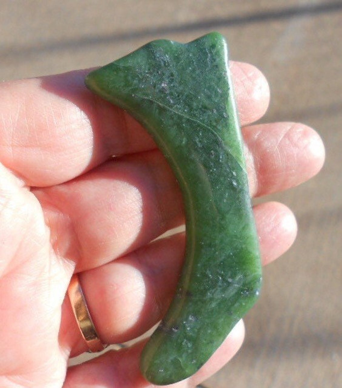 BIG SUR JADE Boot Carving22.3 Grams or 111 Carats63 Mm X 31 Etsy