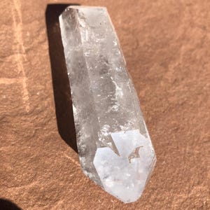 Doubly Terminated QUARTZ variety Rock Crystal*DIAMANTINA Mine, Brazil*88 mm x 31 x 22 mm*3.74 oz*106 grams*Strong Physical Healer