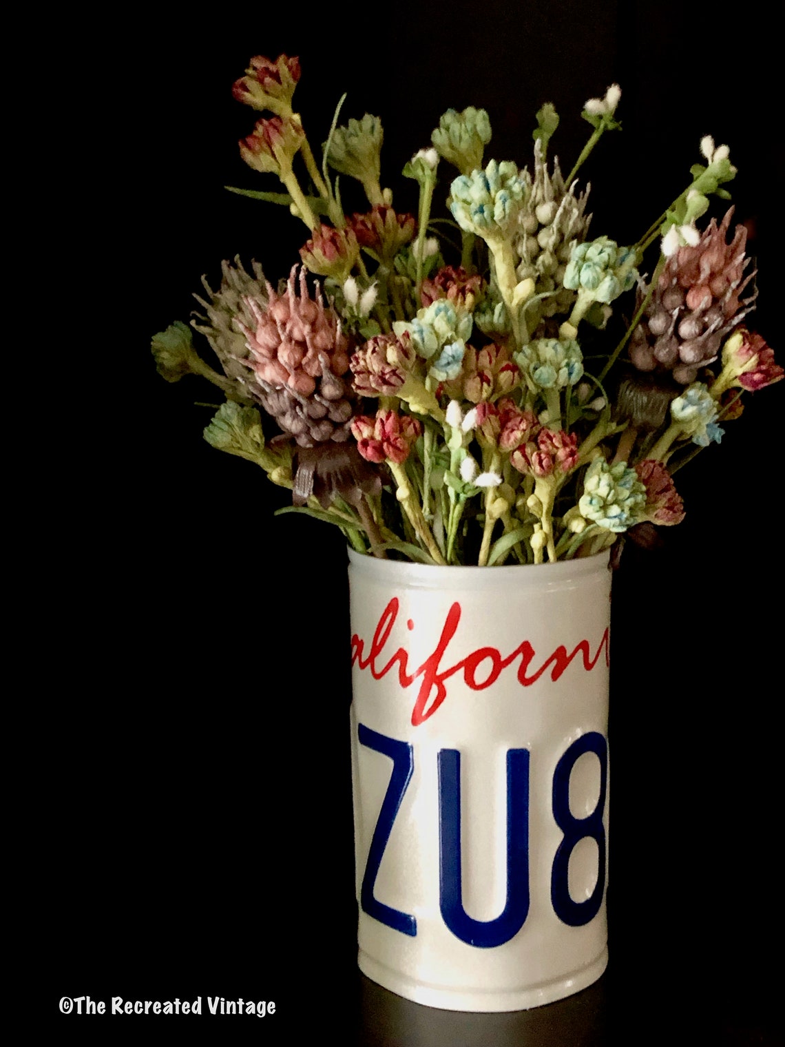 Florida State Wildflower License Plate Can Flower Child Can Etsy