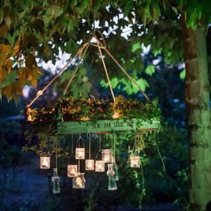 Beautiful hanging basket for outdoors I hanging onion sieve for the garden I great decoration for outdoors