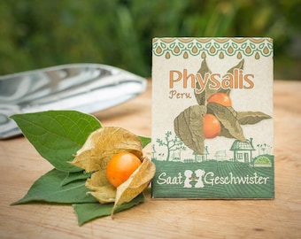 Physalis "Peru"-Saatgut | Saftig-süße Physalis selber anbauen | Samen reichen für 40 Pflanzen