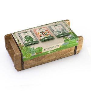 Gift set: Herb box with brick mold | Easter gift | Spring and summer gift | Garden party gift
