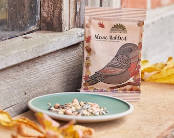 Kleine Mahlzeit | Vogelfutter | Schöne Geschenke für Herbst und Winter I Für kleine und große Tierfreunde