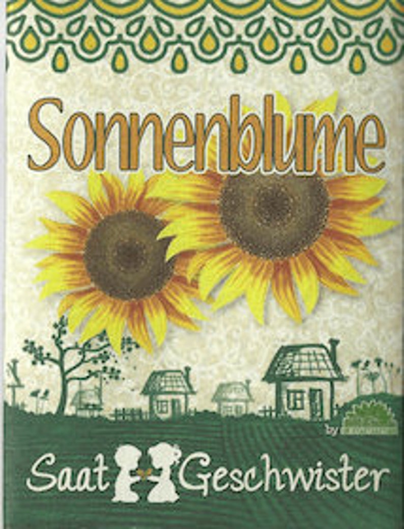 Sonnenblumen-Saatgut Schnell wachsende, hell leuchtende & große Sonnenblumen selber anbauen Samen reichen für 10 Pflanzen Bild 2