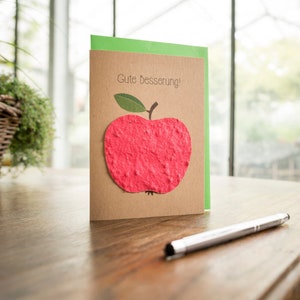 Grußkarte "Gute Besserung" - enthält Blumensamen
