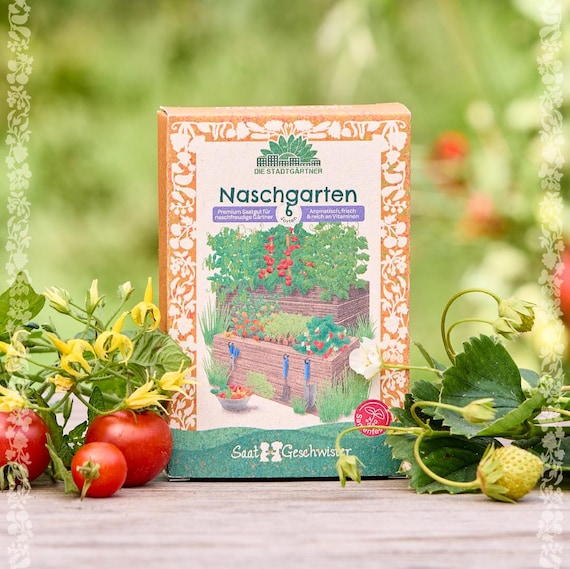 Saatgut-Set Naschgarten (BIO) - Geschenk fr den Garten - Geschenkidee fr  den Frhling - Etsy sterreich