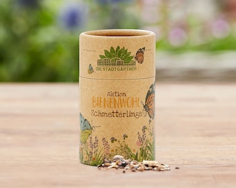 Mezcla de semillas "Mariposas" para abejas | Mezcla de semillas de mariposas | Mezcla de flores ideal para 30 m² | Un regalo para el jardín