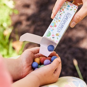 Kleurrijke bloemvormige knikkers | Zaadbommen voor kinderen | Feestartikelen voor kinderverjaardagen