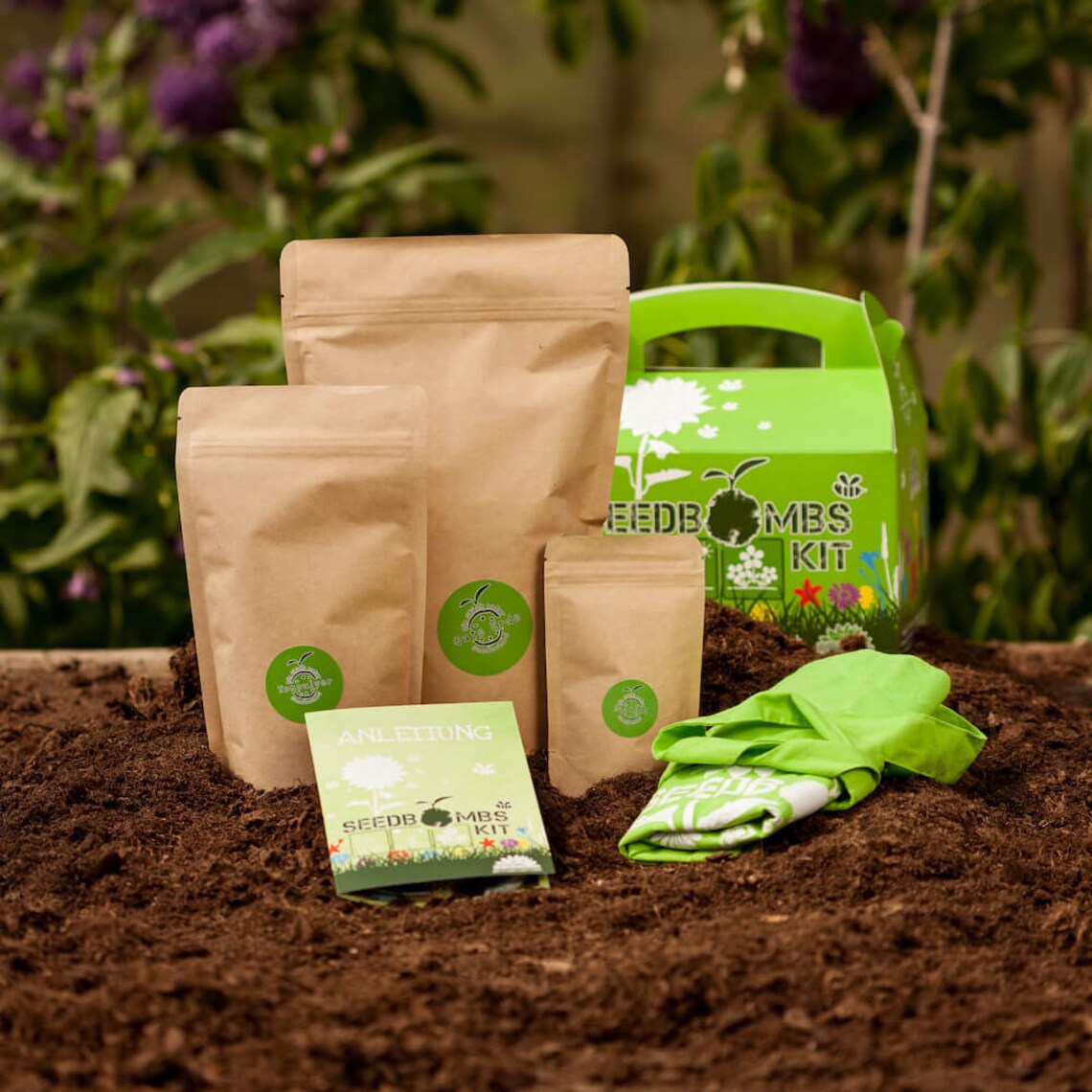 Seed Bomb Kit Seedbomb DIY Kit by the City Gardener Etsy