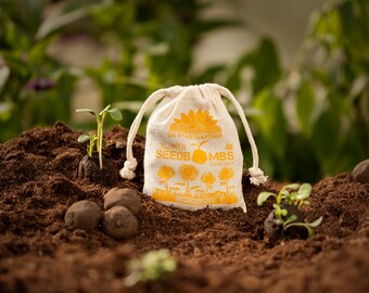 Samenbomben "Sonnenblumen" | 8 handgerollte Sonnenblumen-Seedbombs | Samenkugeln von "Die Stadtgärtner"
