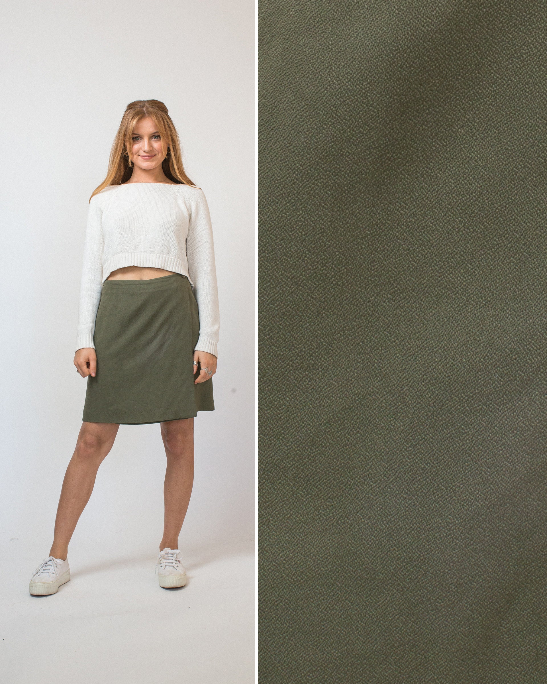 silk skirt size 8
