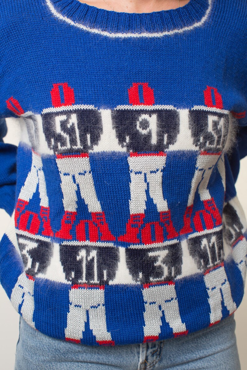 vintage football sweater