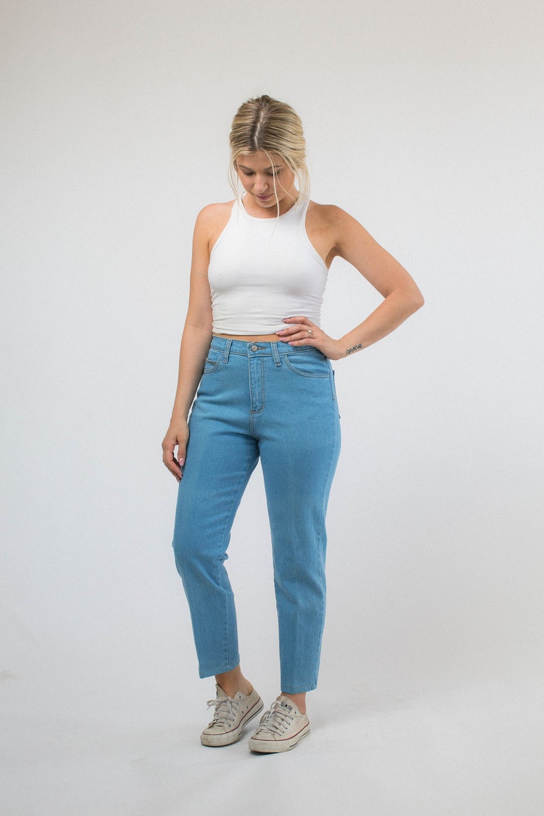 90s Jeans HIGH WAIST JEANS Vintage Mom Jeans 1990s Clothes - Etsy