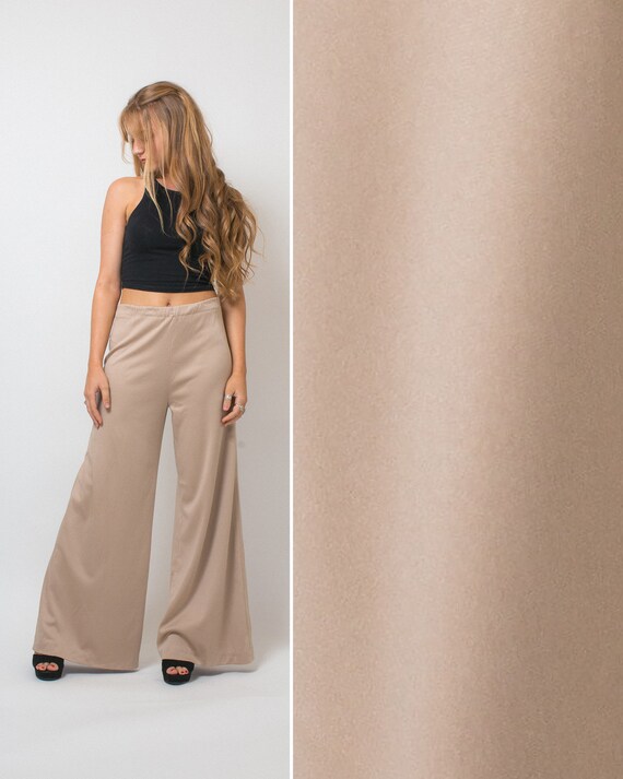 70s BELL Bottoms wide leg high waist hippie boho R