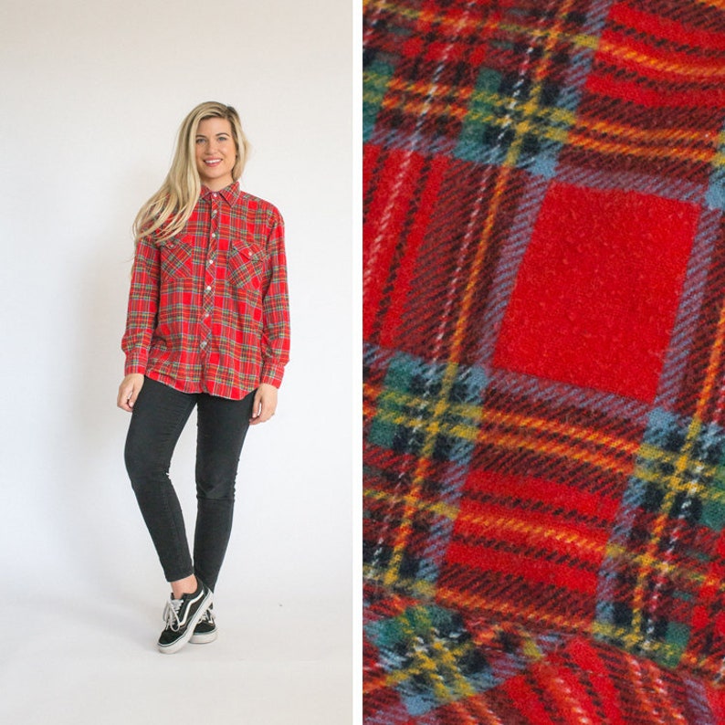 red plaid shirt mens outfit
